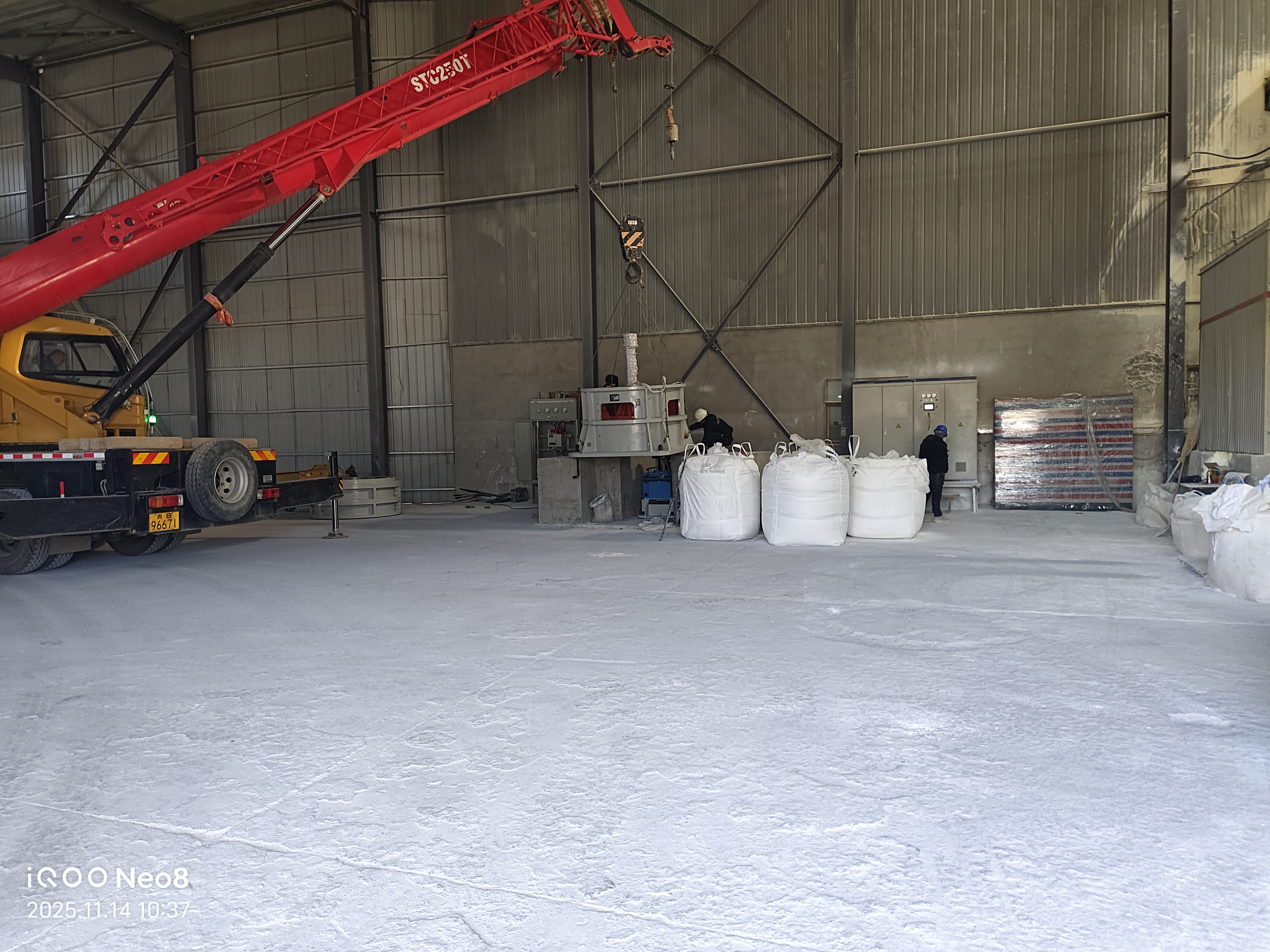 HGM125 ring roller mill installation