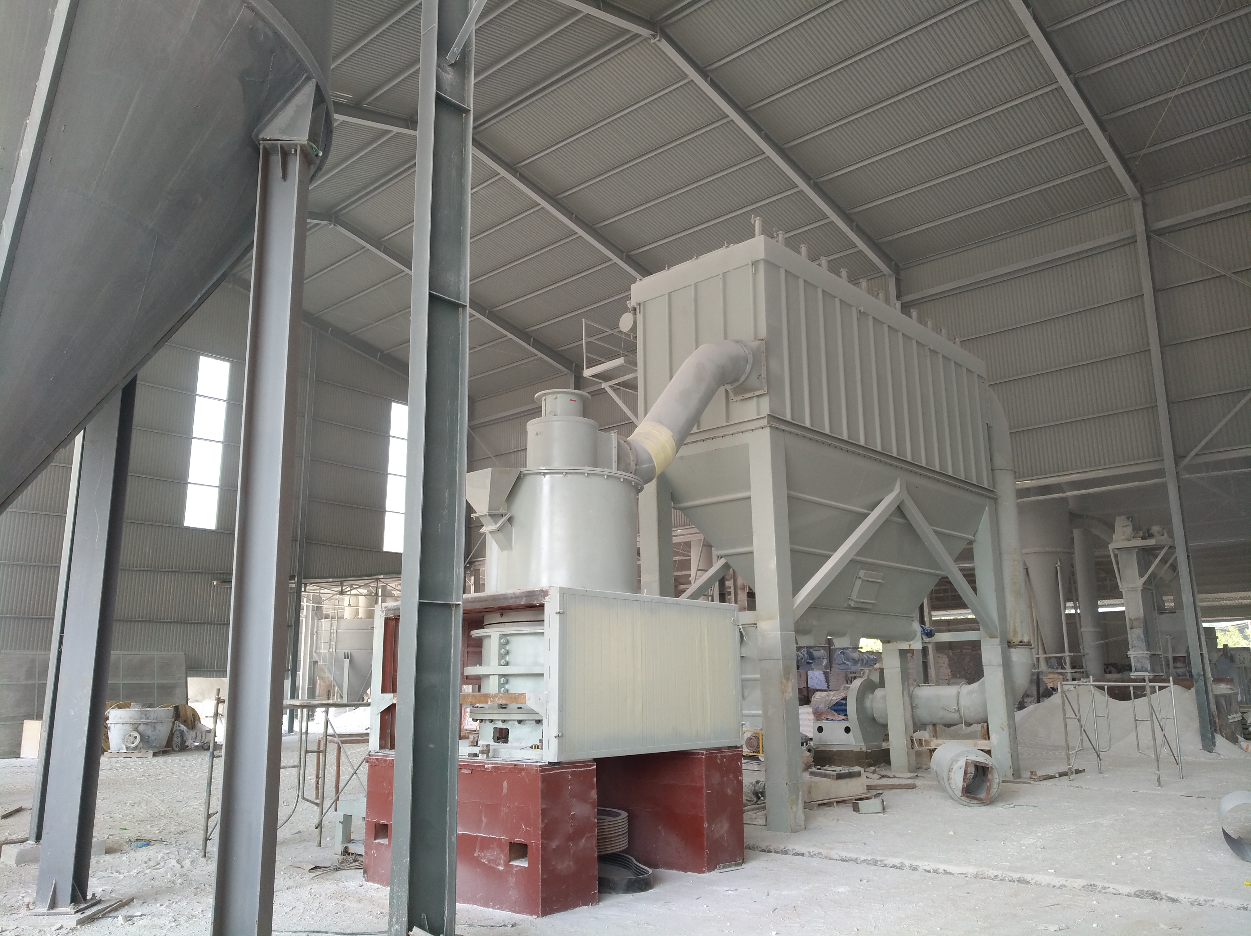 Ultrafine mill customer site